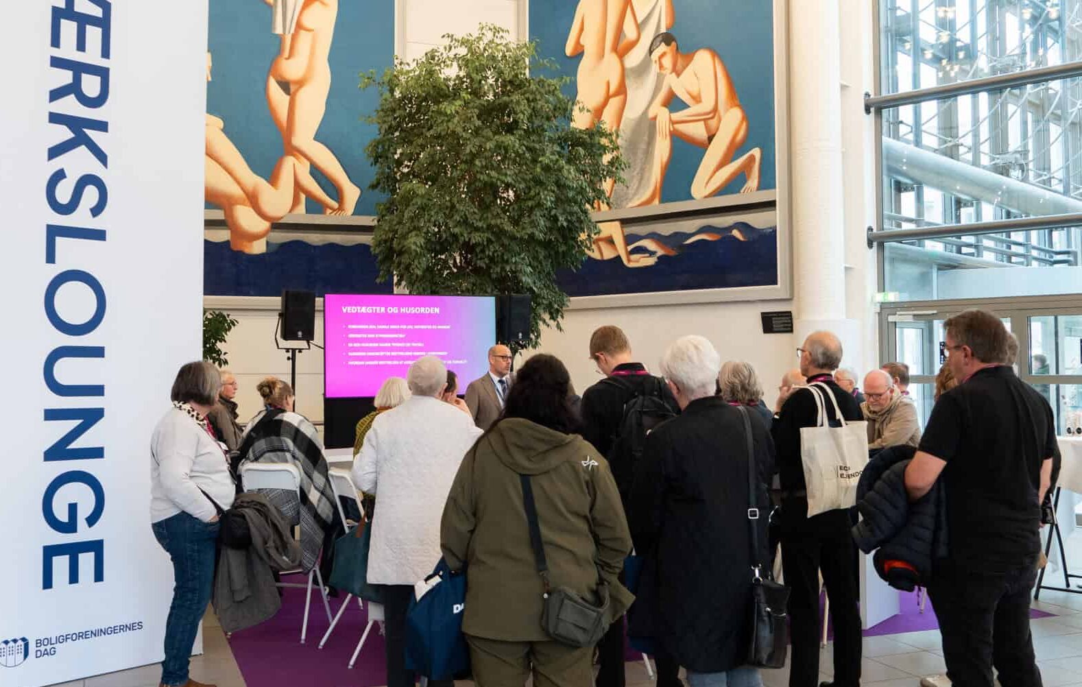 Netvørkslounge til Boligforeningernes Dag i Aarhus